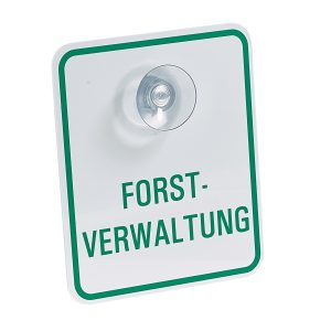 Autoschild Forstverwaltung
