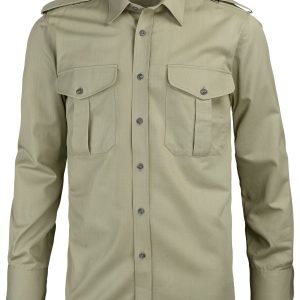 Skogen Herren-Forstdiensthemd Slim Fit, Langarm
