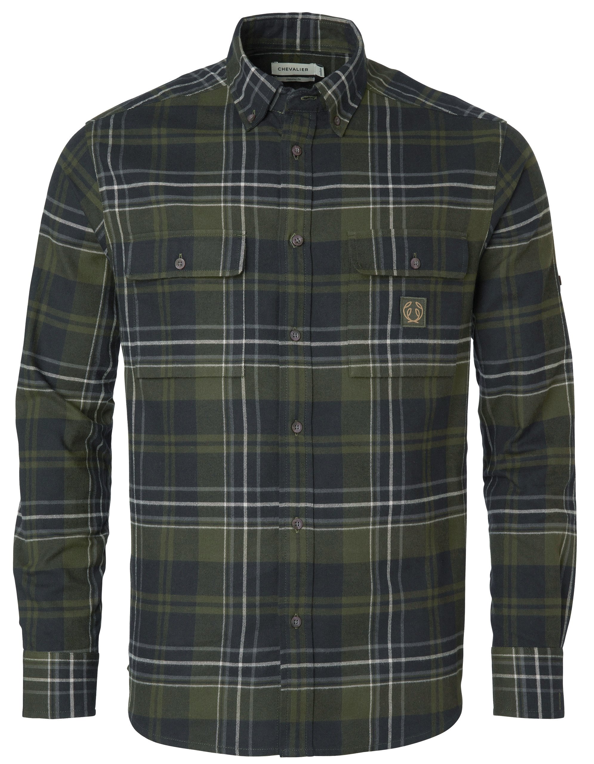 Chevalier Langarmhemd Heron Flannel