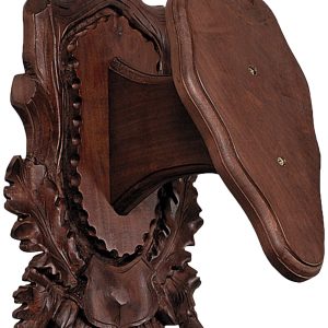 Mufflonschild dunkel geschnitzt Mufflonschild dunkel geschnitzt