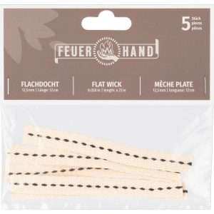 Feuerhand Flachdocht für Sturmlaterne 5 Stück Feuerhand Flachdocht für Sturmlaterne 5 Stück