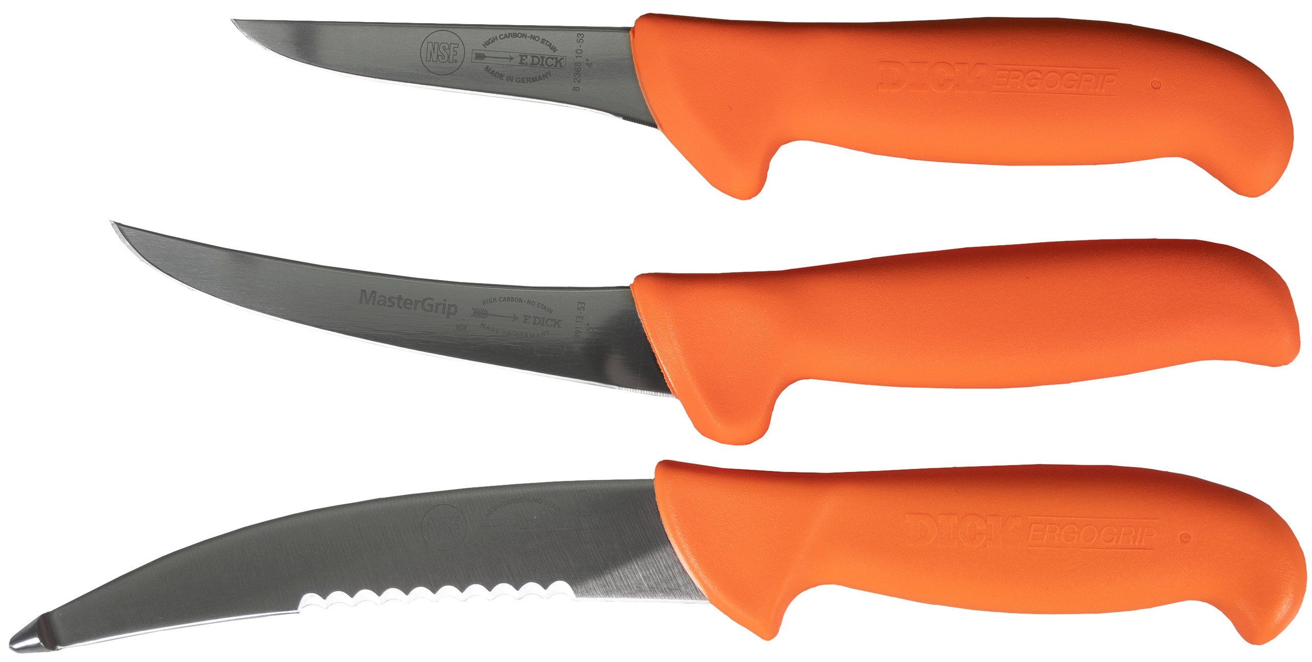 Dick Messer-Set Ergogrip Outdoor 3-teilig