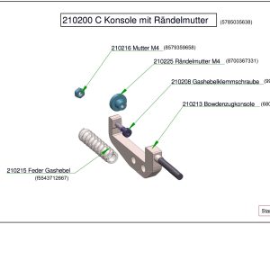 Rändelmutter M4 für Spillwinde 1800 Rändelmutter M4 für Spillwinde 1800