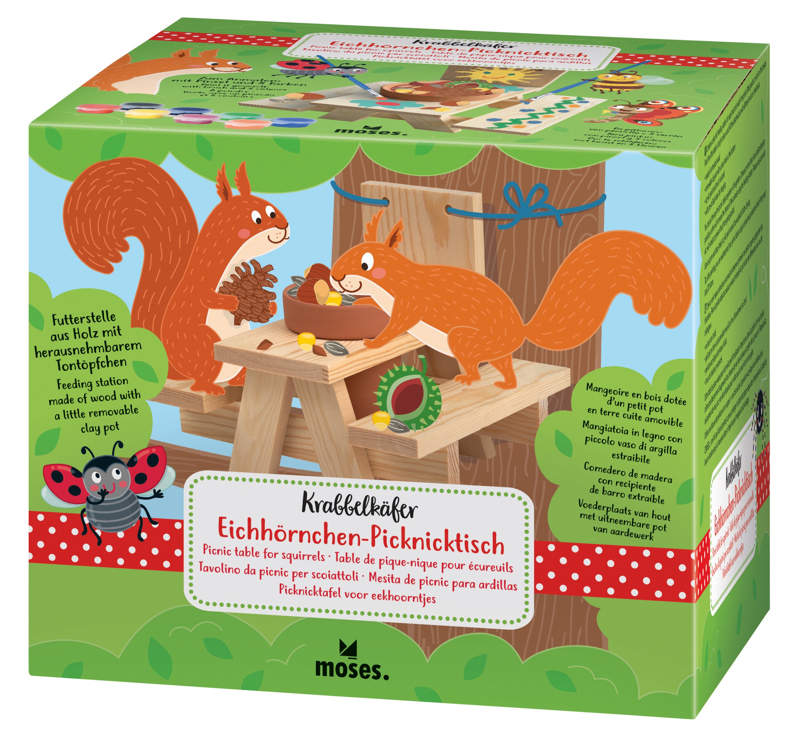 Moses Eichhörnchen-Picknicktisch
