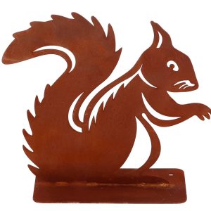Rostfigur Eichhörnchen Rostfigur Eichhörnchen