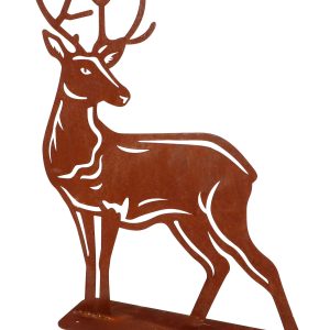 Rostfigur Hirsch Rostfigur Hirsch