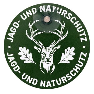 Wilde Hilde Original Autoschild Jagd- und Naturschutz Hirsch
