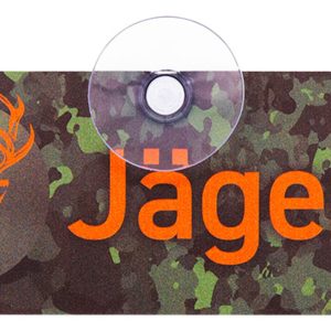 Wilde Hilde Original Autoschild Jägerin