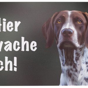 Wilde Hilde Original Schild Hier wache Ich