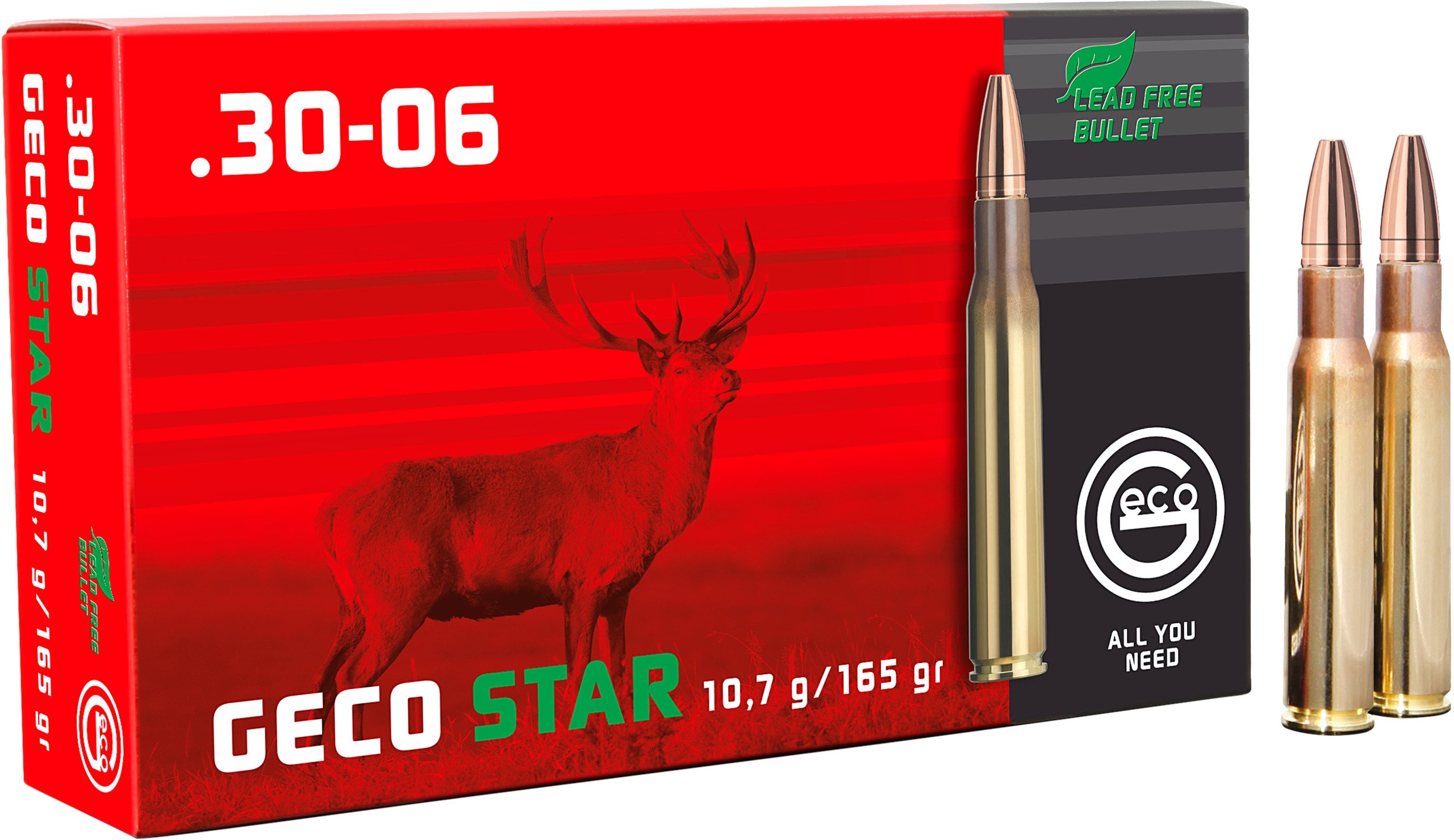 Geco Büchsenpatronen Star .30-06 Spr. 165 grains