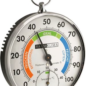 TFA Analoges Thermo-Hygrometer mit Metallring