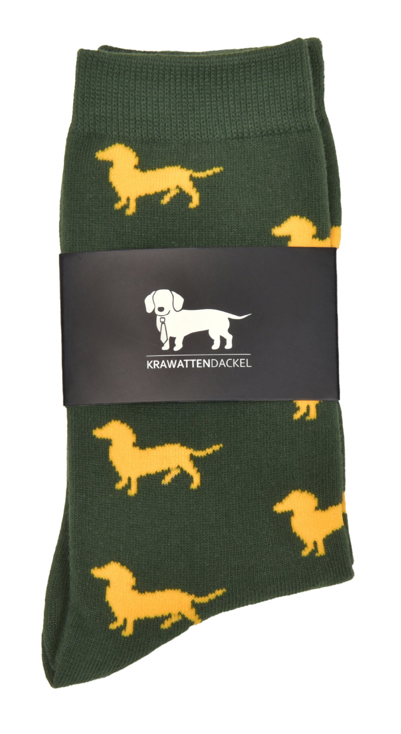 Krawattendackel Socken mit Dackel