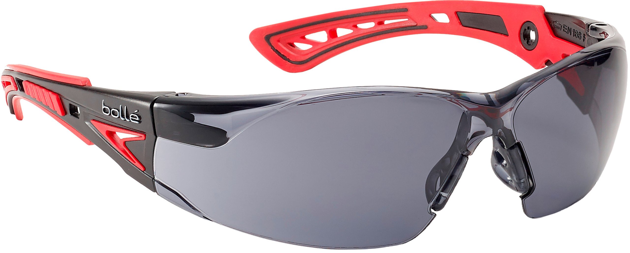 Bollé Safety Schutzbrille Rush+ grau getönt