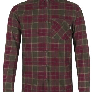 Seeland Langarmhemd Glen Flannel