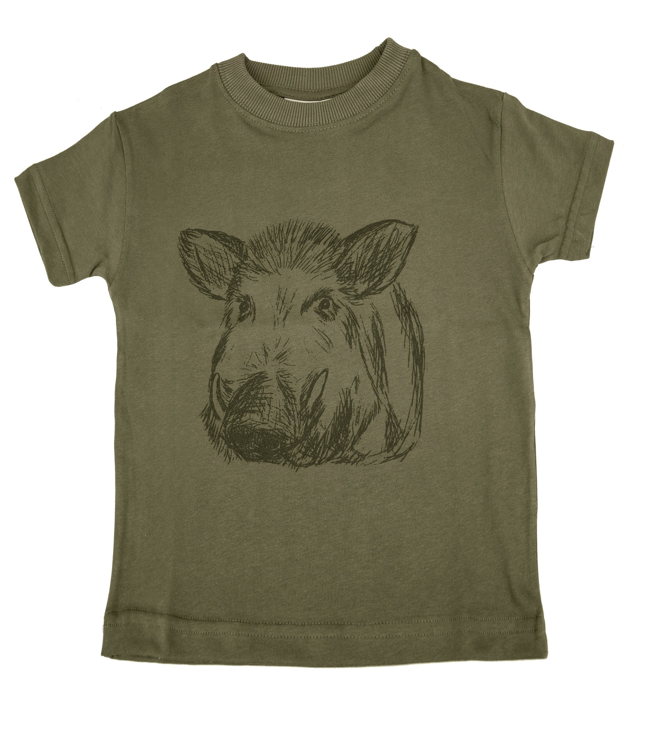 Hubertus Kinder-T-Shirt Keilerkopf