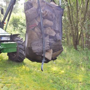 Nordforest Big-Bag mit Auslaufschürze für Brennholz Nordforest Big-Bag mit Auslaufschürze für Brennholz