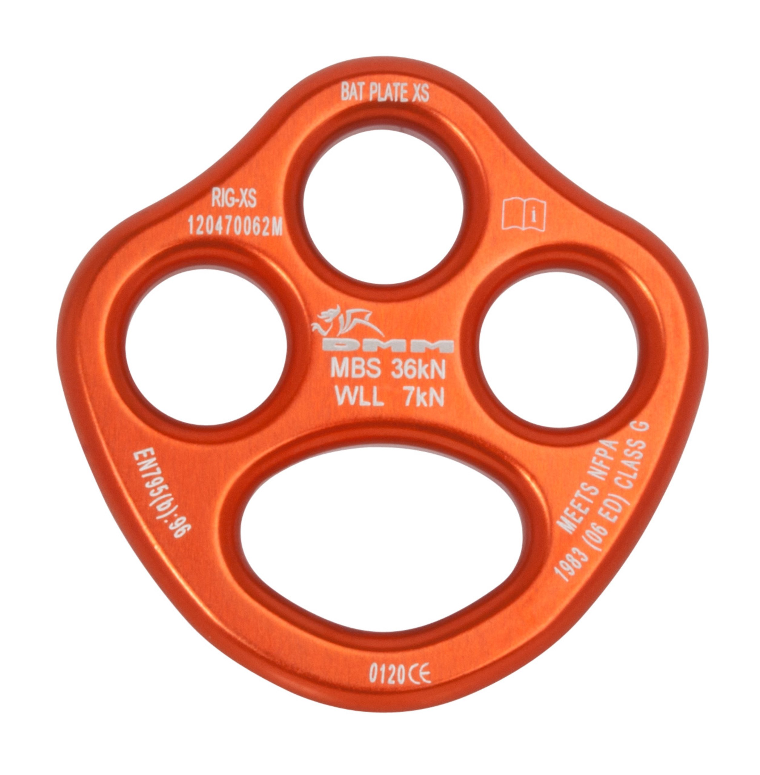DMM Riggingplatte Bat Plate EN 354/EN 795 B