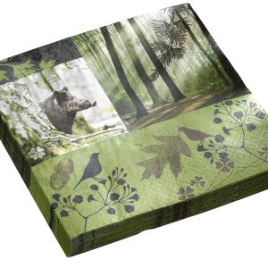 Servietten Waldmotiv