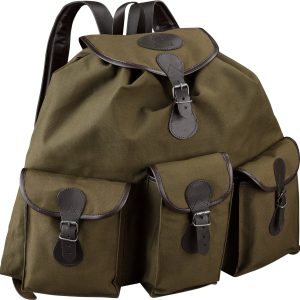 Nordforest Hunting Leinenrucksack mit Lederapplikationen Nordforest Hunting Leinenrucksack mit Lederapplikationen