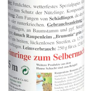 Raupenleim-Gürtelpapier 25 m Raupenleim-Gürtelpapier 25 m
