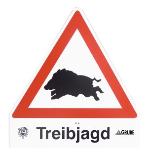 Treibjagdschild Light Wildschwein