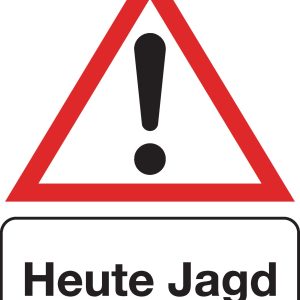 Absperrbanner Jagd