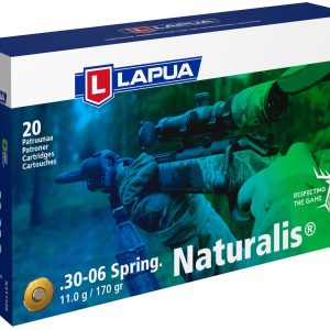 Lapua Büchsenpatronen Naturalis .30-06 Spr. 170 grains