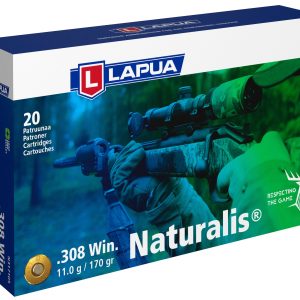 Lapua Büchsenpatronen Naturalis .308. 170 grains