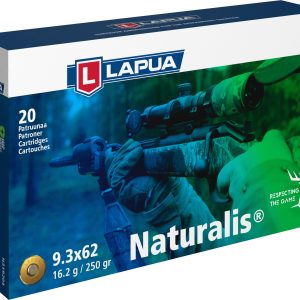 Lapua Büchsenpatronen Naturalis 9,3×62. 250 grains