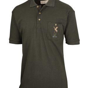 Hubertus Herren-Poloshirt Fliegende Enten