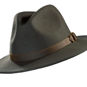 Skogen Wollhut mit Lederband