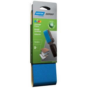 Norton Expert Schleifbänder 75x533mm K50 2er VE