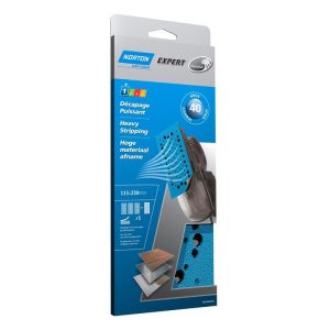 Norton Expert Schleifpapier 115x230mm K40 5er VE Gelocht / Multi-Air