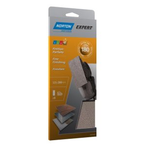 Norton Expert Schleifpapier 115x280mm K180 8er VE Ungelocht / zum Einspannen