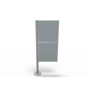 Abschluss-Säule Silent Office, H 1470 mm