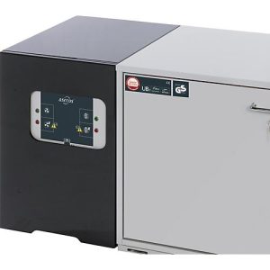 Adapter für asecos Sicherheitsschränke der UB90 und UB30 Serie, Stahlblech, anthrazitgrau, B 420 x T 574 x H 630 mm