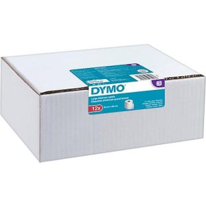 Adress-Etiketten, Papier, permanent haftend, 89 x 36 mm, 12 x 260 Stück, weiß