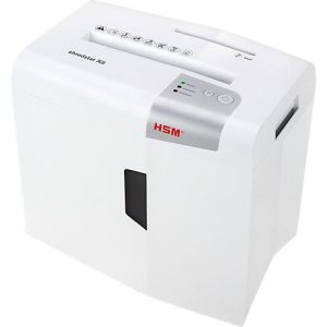Aktenvernichter HSM shredstar X8, Sicherheitsstufe 4, Partikelschnitt 4,5 x 30 mm, 8 Blatt, weiß