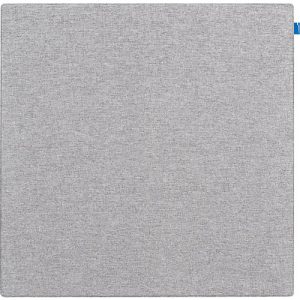 Akustik-Pinboard Board Up, Absorptionsklasse C, Stärke 24 mm, Textil & Recycling-PET, grau, B 750 x H 750 mm