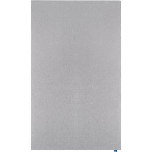 Akustik-Pinboard Wall Up, Absorptionsklasse B, Stärke 20 mm, Textil & Recycling-PET, grau, B 1195 x H 2000 mm