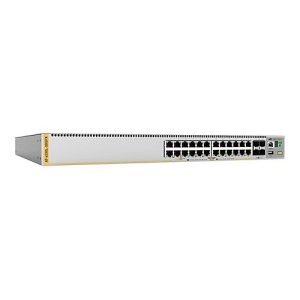 Allied Telesis AT x530L-28GPX – Switch – L3 – managed – 24 x 10/100/1000 (PoE+) + 4 x 1 Gigabit/10 Gigabit SFP+ (Uplink) – an Rack montierbar