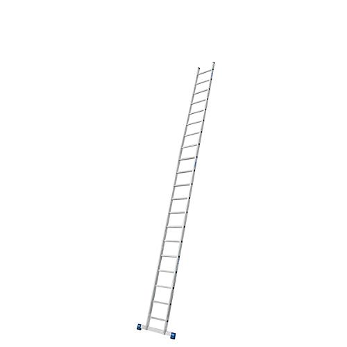 Alu-Anlegeleiter Stabilo, 20 Sprossen, mit Traverse
