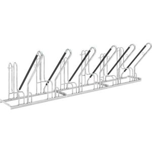 Anlehnparker WSM 4706 XBF, 1-seitig, für Reifen bis 64 mm, 6 Stellplätze, B 3000 x T 850 x H 845 mm