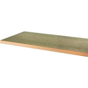 Arbeitsplatte, 45 mm stark, Gewindehülsen, grüne Kunststoffbeschichtung, mit Hartholzrahmen, B 1500 x T 700 mm Arbeitsplatte, 45 mm stark, Gewindehülsen, grüne Kunststoffbeschichtung, mit Hartholzrahmen, B 1500 x T 700 mm