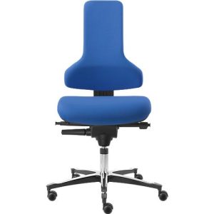 Arbeitsstuhl Tec profile IS 2011 BS2, Synchronmechanik mit Sitzneige-/Sitztiefenverst., o. Armlehnen, indigoblau