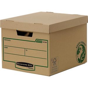 Archivbox Bankers Box® Earth Heavy Duty, verstärkte Trageseiten, 100 % Recycling-Karton, 10 Stück