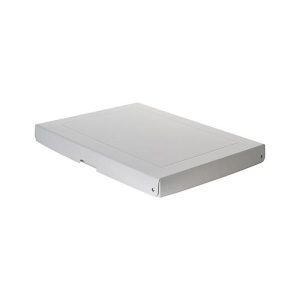 Archivbox Falken PureBox PRO A3, für bis zu 500 Blatt, DIN ISO 16245-A, mit Beschriftungsfeld, L 440 x B 320 x Füllhöhe 40 mm, FSC®-Pappe, weiß