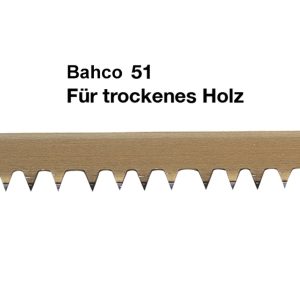 Ersatzsägeblatt Bahco Nr. 51 für trockenes Holz Ersatzsägeblatt Bahco Nr. 51 für trockenes Holz