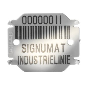 Signumat Kunststoffplättchen Resistant White
