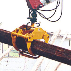 Verladezange HVZ 130/30 – fertig montiert mit Drehmotor